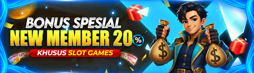 BONUS NEW MEMBER 20%
